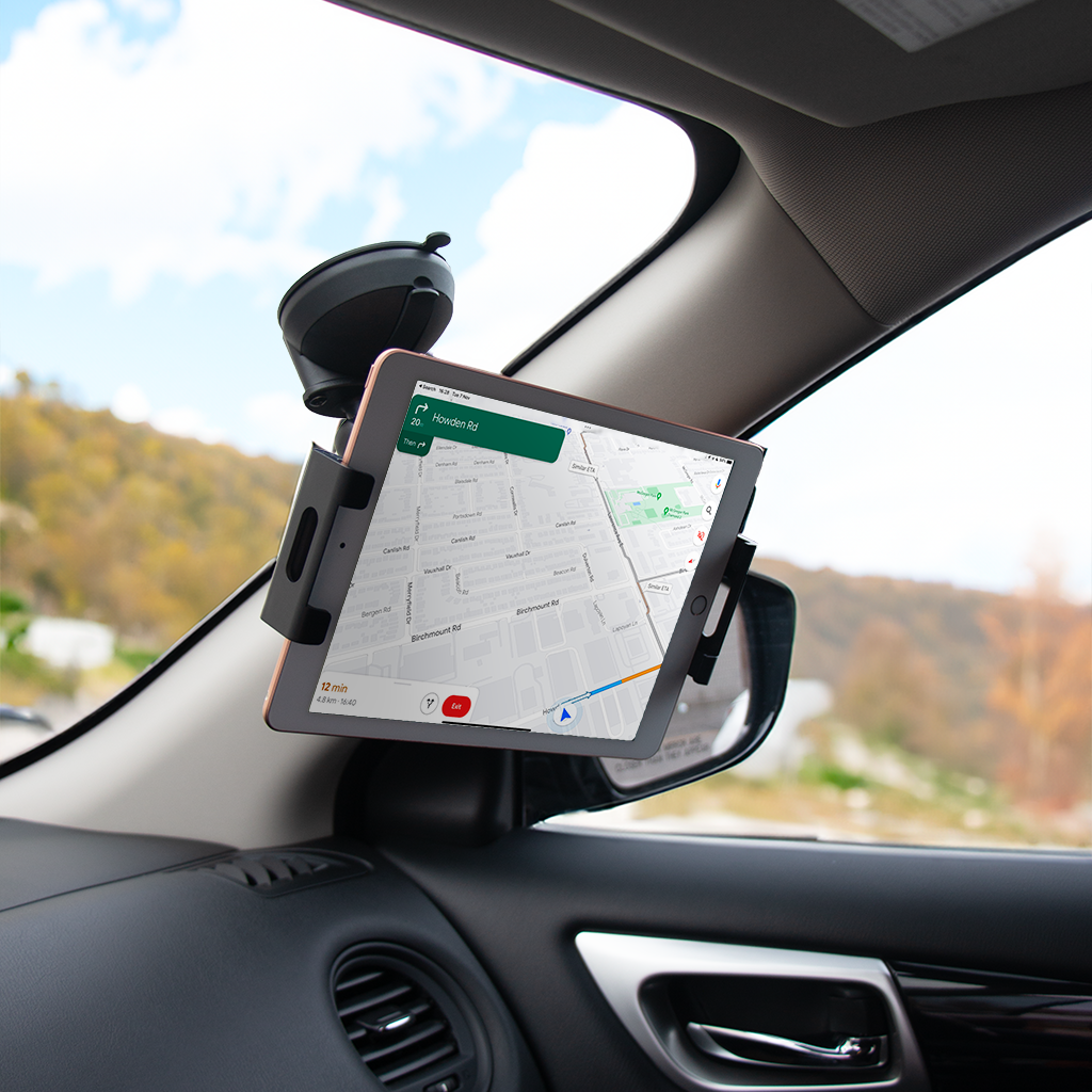 Quick Lock Single Suction Cup Tablet Holder