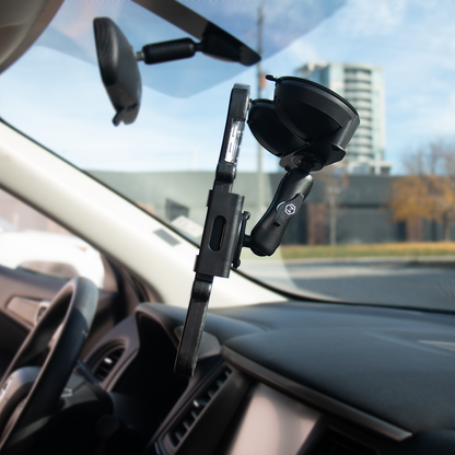 Quick Lock Dual Suction Cup Tablet Holder