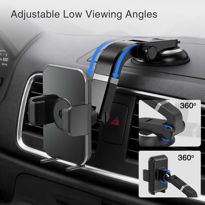One-Touch Cradle Suction Cup Phone Mount