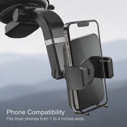 One-Touch Cradle Suction Cup Phone Mount