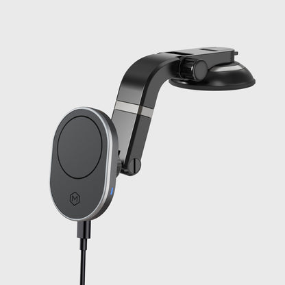MagSafe Wireless Charger Suction Cup Phone Mount