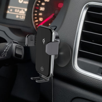 Auto Grip Fast Wireless Car Charger Dash Mount - Qi-Certified