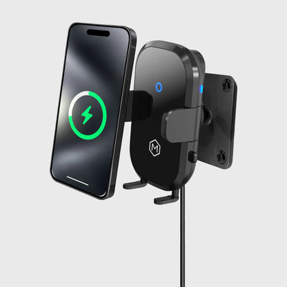 Auto Scan Fast Wireless Car Charger Mount with Drill Base AMPS Mounting Plate