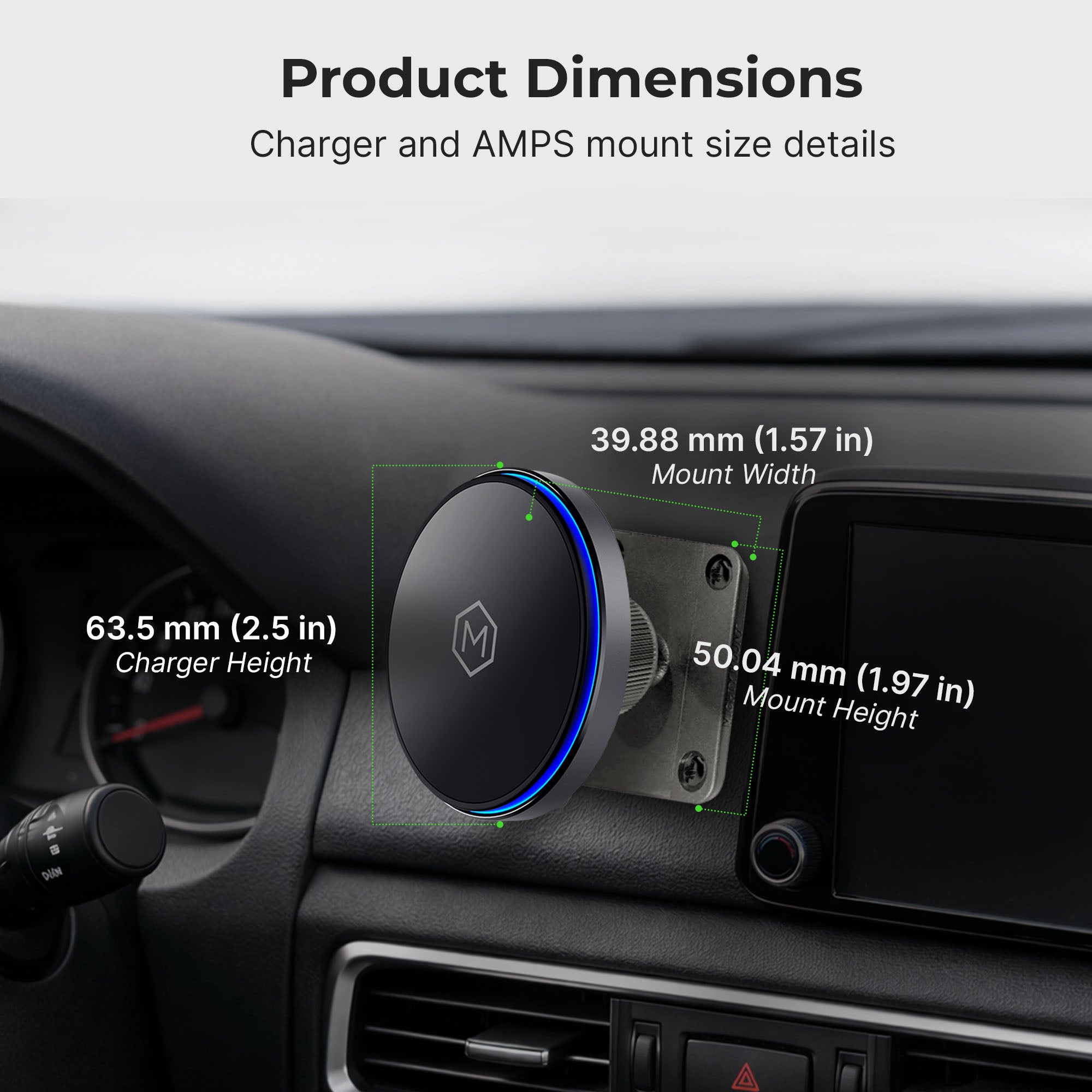 Mag Switch Qi2 Wireless Charger & AMPS Drill Mount