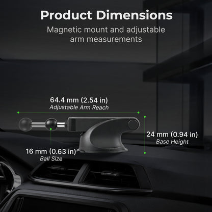 MagSafe Magnetic Suction Cup Mount (Version 2.0)