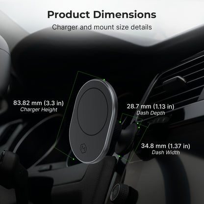 Magnetic Car Dash Mount with MagSafe – Strong Hold iPhone Mount