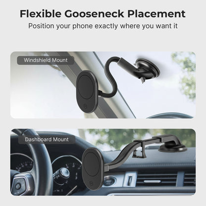 MagSafe Magnetic Car Gooseneck Mount (Version 2.0)