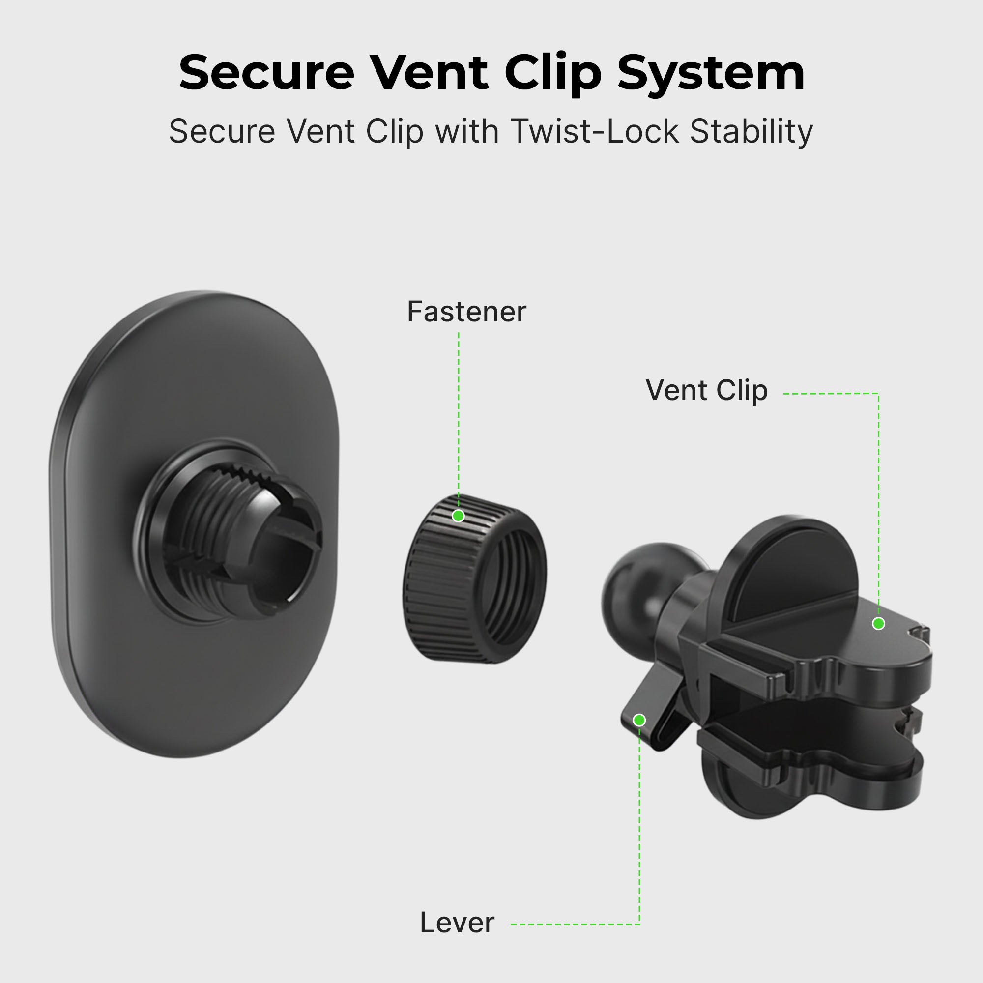 Magnetic Car Vent Mount with MagSafe – Strong Hold iPhone Magnetic Phone Holder