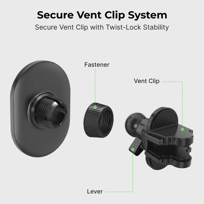Magnetic Car Vent Mount with MagSafe – Strong Hold iPhone Magnetic Phone Holder