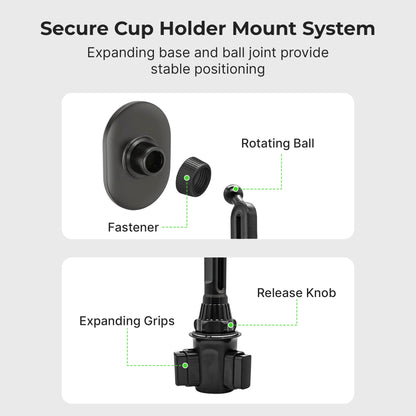 MagSafe Magnetic Cup Holder Car Mount (Version 2.0)