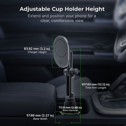 MagSafe Magnetic Cup Holder Car Mount (Version 2.0)