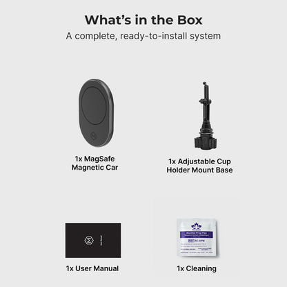 MagSafe Magnetic Cup Holder Car Mount (Version 2.0)