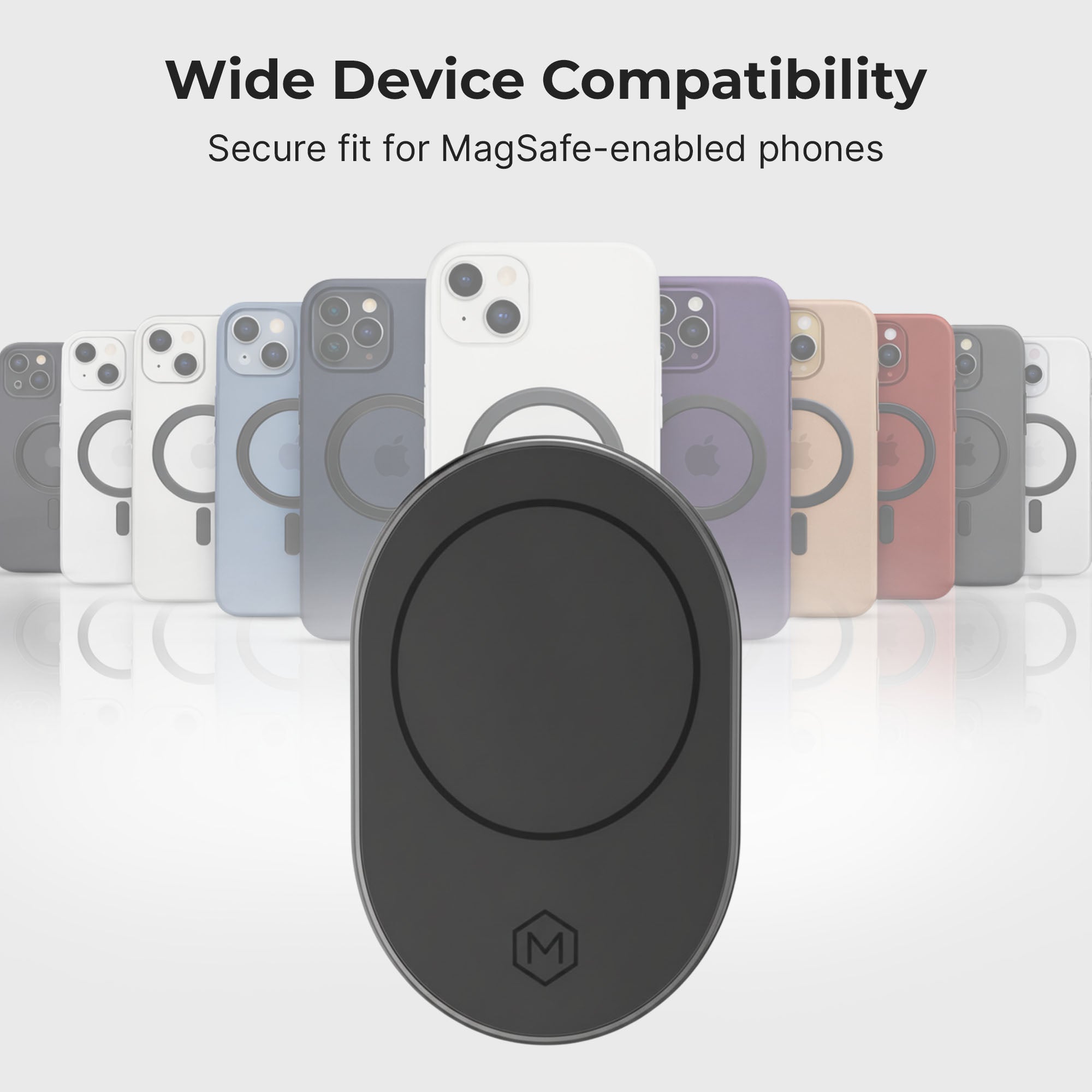 Magsafe Magnetic Mount with Multi-Angle Adjustable Suction Cup