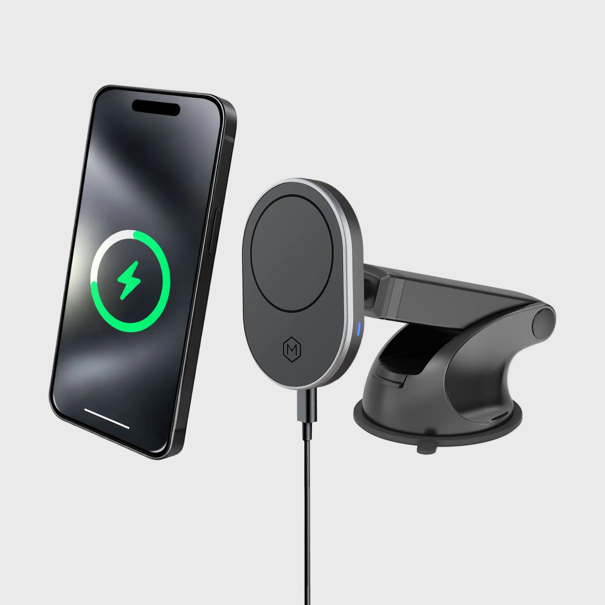 MagSafe Wireless Car Charger Suction Cup Mount (Version 2.0)