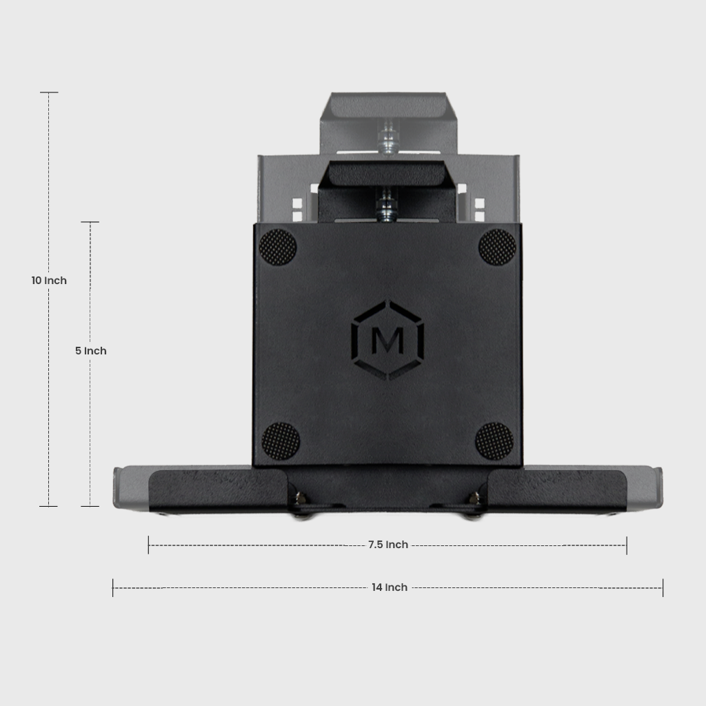 Mighty Mount® 9" to 13" Triple Suction Cup Metal Locking iPad / Tablet Holder