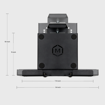 Mighty Mount® 9" to 13"AMPS Drill Base Metal Locking iPad / Tablet Holder