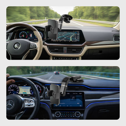 One Touch Cradle Mount with Multi-Angle Adjustable Suction Cup