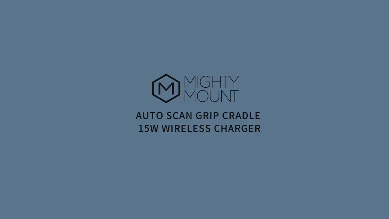 Auto Scan Fast Wireless Car Charger Cup Holder Phone Mount