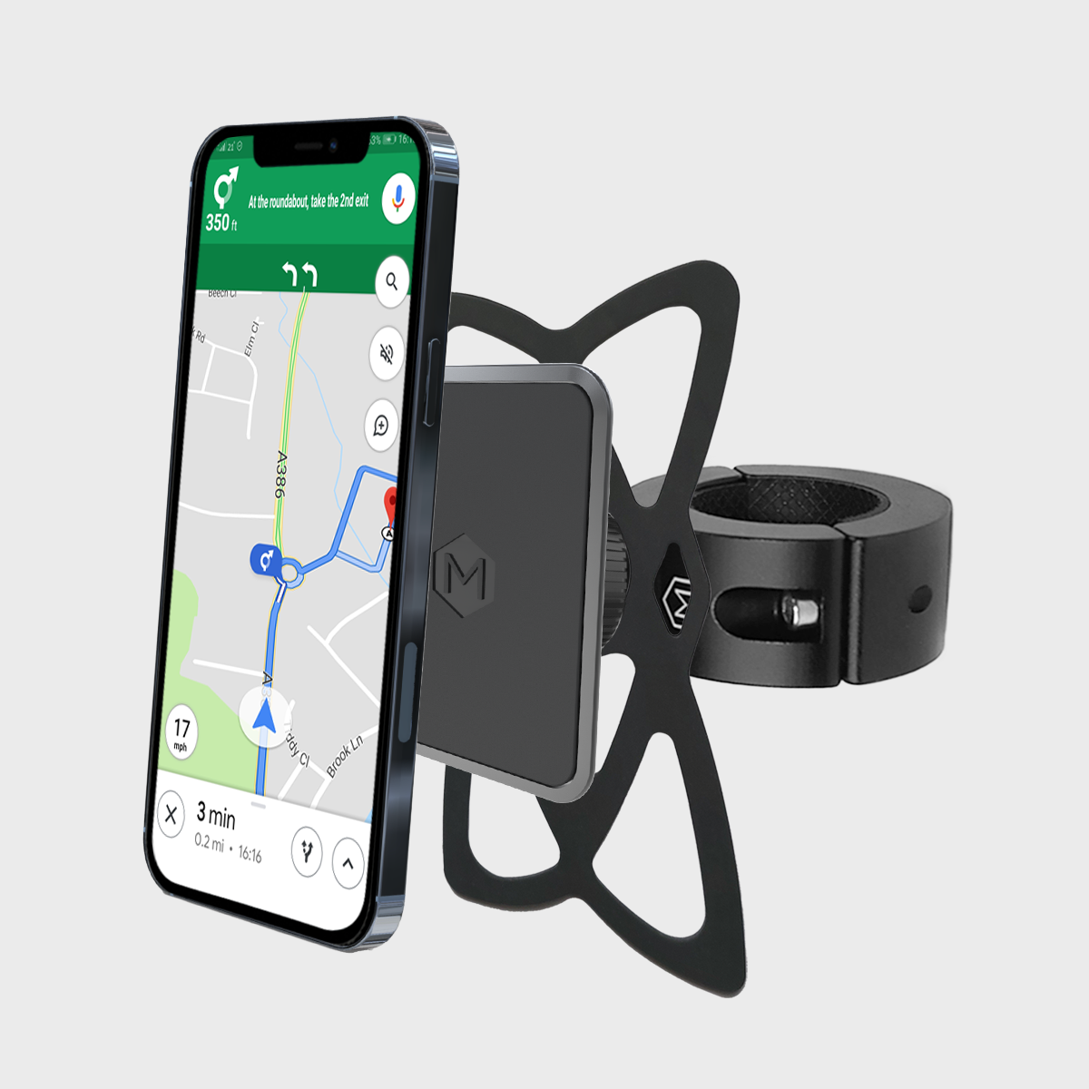 Simpl Touch Handlebar Bike Phone Mount  for iPhone & Android